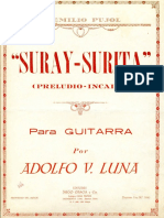 Emilio Pujol Preludio Incico para Guitarra Poc Adolfo V Ritard Luna PDF