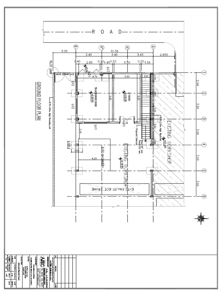 A-101 Ground Floor Plan PDF | PDF