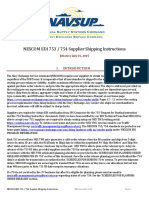 NEXCOM EDI 753 / 754 Supplier Shipping Instructions: Effective 01, 2015