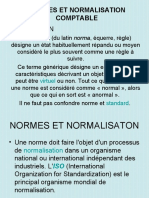 P1-I) A) Norme Et Normalisation