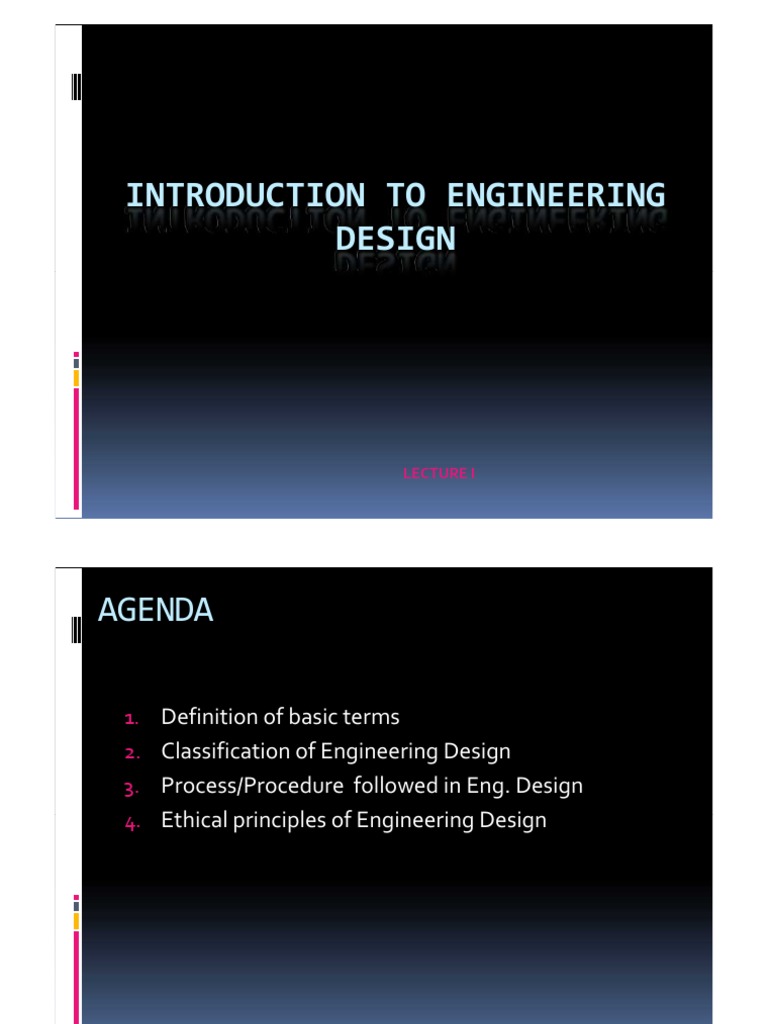 ENGINEERING DESIGN PRESENTATION I June 2020 | PDF | Engineering Design ...
