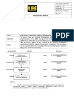Procedures Manual: Title Control of External Documented Information Objective