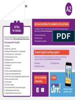 A2 Level Activities For Students To Try at Home A2 Key For Schools