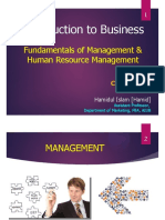 Introduction To Business - Chapter 4 - Fundamentals of Management & HRM