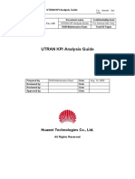UTRAN KPI Analysis Guide: Huawei Technologies Co., LTD