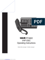 VHF-DSC Operating Instructions: Sailor Rt4822