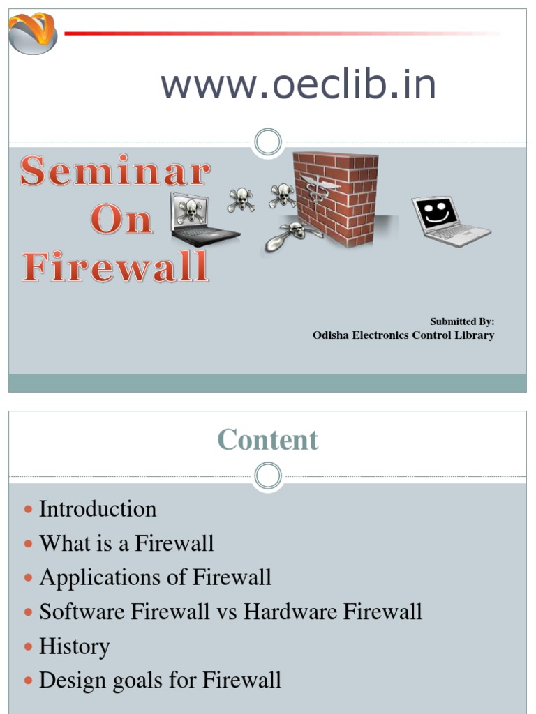 Overview of Firewall Technology | PDF | Firewall (Computing) | Computer ...