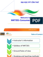 Chapter 0 - Introduction To The Course MKT201-FA2019