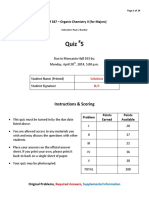 Quiz 5: Instructions & Scoring