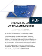 Perfect Spanish Curriculum Blueprint: Unlimited One-On-One Spanish Tutoring For $149 A Month