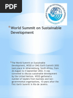 World Summit On Sustainable Development (Presentation)