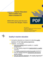 9.lavonen Thailand 2010 Quality in Teacher Education 5