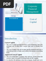 Corporate Financial Management: Cost of Capital