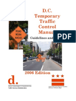 DDOT Work Zone Temporary Traffic Control Manual 2006