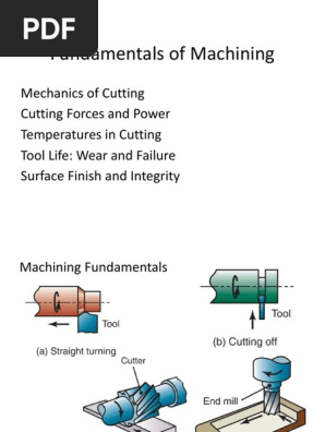 Machining Fundamentals | PDF | Machining | Friction