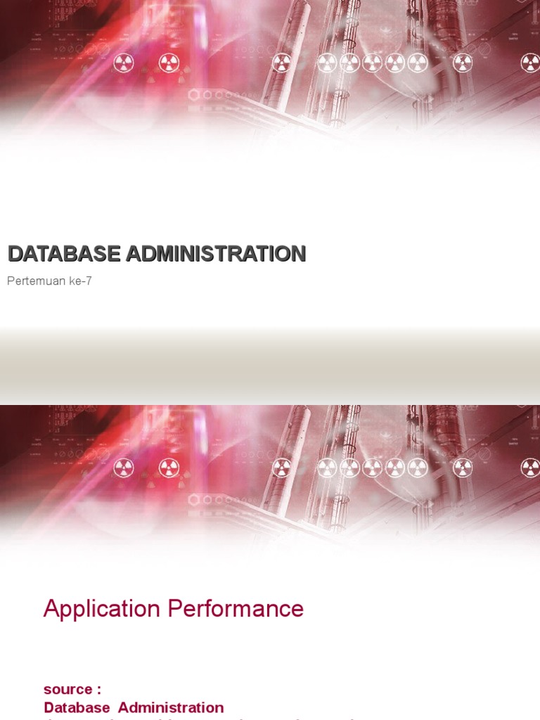 Database Adminitrasion - 7 | PDF | Databases | Sql