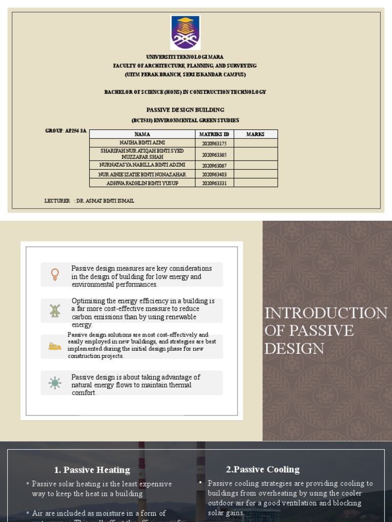 Passive Design Strategies at Najiha's House | PDF | Building ...