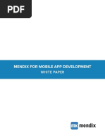 Mendix For Mobile App Development: White Paper