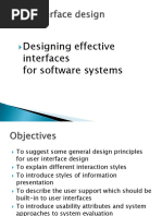 User Interface Design