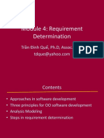 Module 4: Requirement Determination: Trần Đình Quế, Ph.D, Assoc. Prof