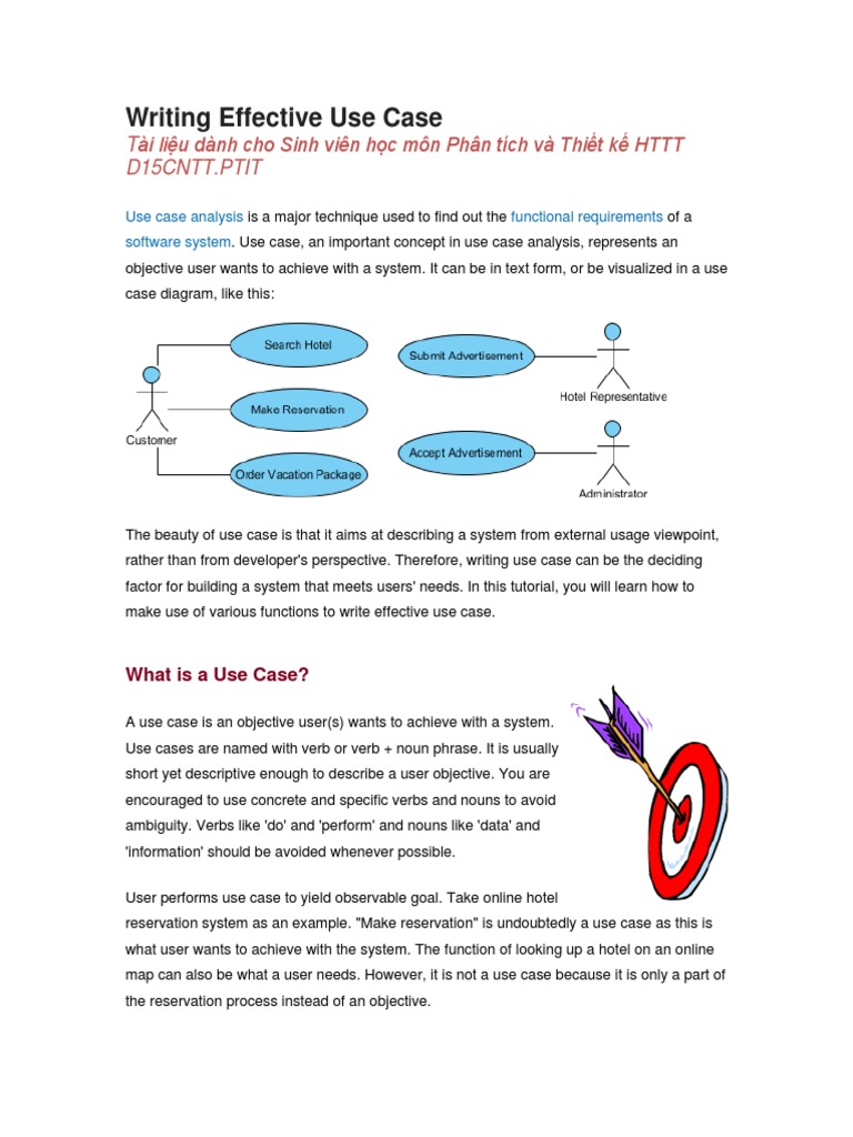 Writing Effective Use Case | PDF | Use Case | Systems Engineering