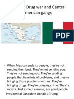 Mexican Drug War and Central American Gangs