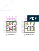 First Floor Plan Second Floor Plan: A B C D E A B C D E