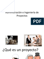 Administración e Ingeniería de Proyectos