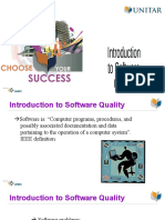 Intro To Software Quality