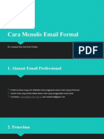 Cara Menulis Email Formal