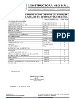 Listado y Cantidad de Insumos Del Botiquin