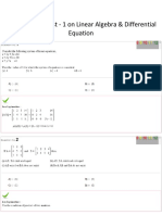 MEBM Tests 1-3: Linear Algebra, DE, Probability, Calculus