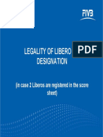 Legality of Libero Re-Designation: (In Case 2 Liberos Are Registered in The Score Sheet)