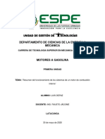 Funcionamiento de Un Motor de Combustión Interna - Tarea