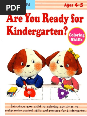 Kumon Are You Ready For Kindergarten-4-5-Coloring Skills | Pdf
