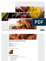 Myresipi Com Recipes Ayam Goreng Berempah Serai