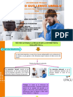 Técnicas para La Realizar La Entrevista Terapéutica.