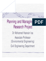 Research Management DR Mohamed Hasnain Isa