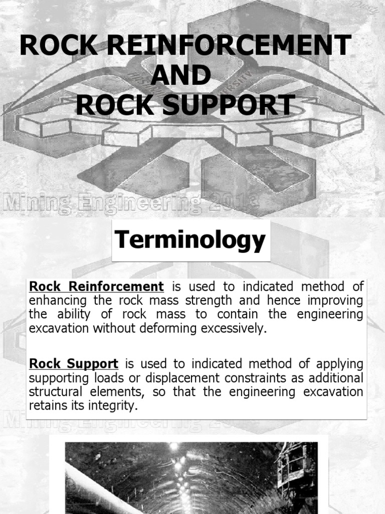 Rock Reinforcement AND Rock Support | PDF | Strength Of Materials ...