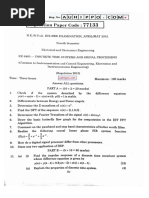 Ee6403 Discrete Time Sytems and Signal Processing Apr May 2015 1