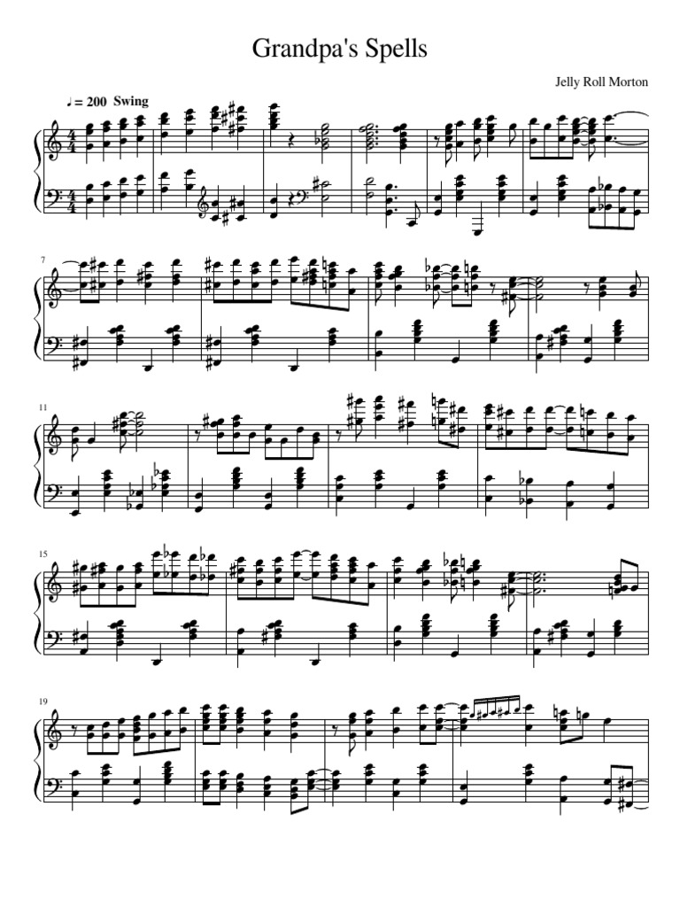 Grandpas Spells Jelly Roll Morton PDF PDF