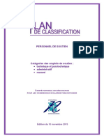 Plan de classification_Personnel de Soutien