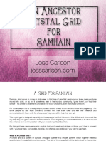 Ancestor Crystal Grid For Samhain