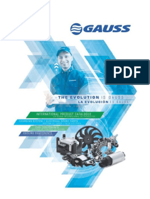 Gaus PDF | PDF | Máquinas rotativas | Ingeniería mecánica