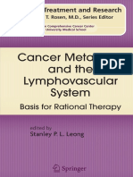 Cancer Metastasis and The Lymphovascular System Basis For Ration 2007 PDF