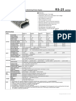 25W Single Output Switching Power Supply: Series