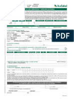 Formulario de Modificaciones