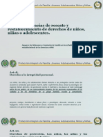 Apoyar Diligencias de Rescate y Restablecimiento de Derechos (Tercera Clase)