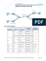 6.4.3.3 Packet Tracer - Connect A Router To A LAN PDF