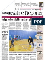 Saline Reporter Front Page